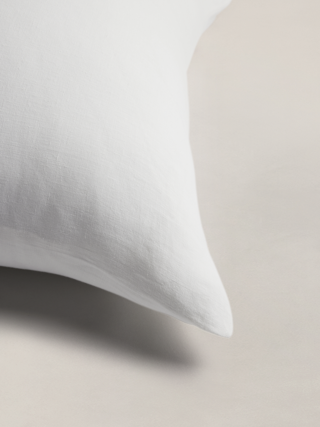 Fine Linen Sham Set - White