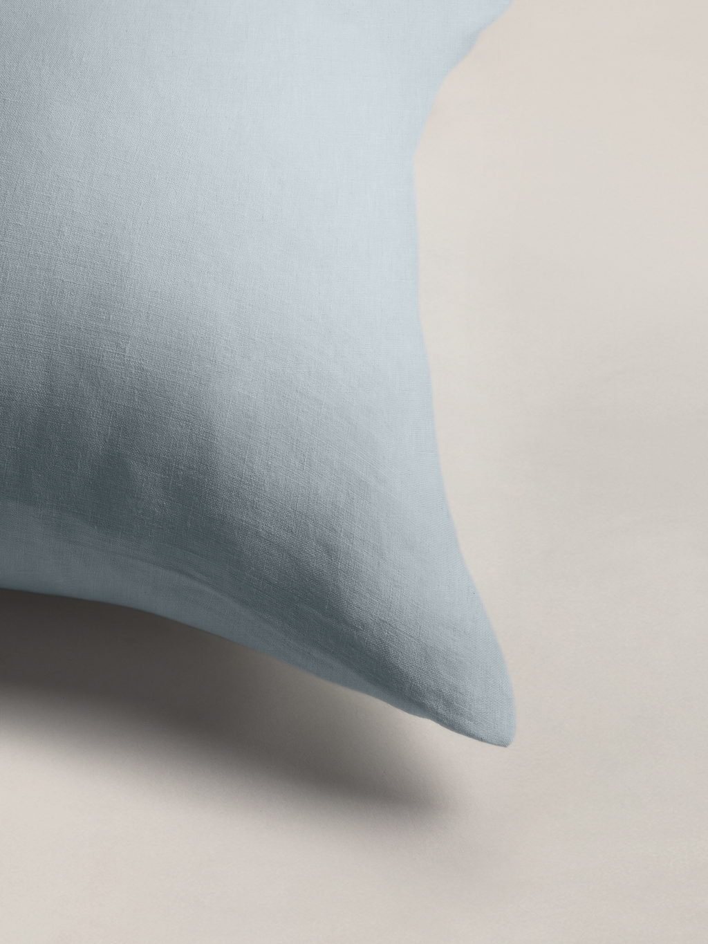 Fine Linen Sham Set - Sky Blue