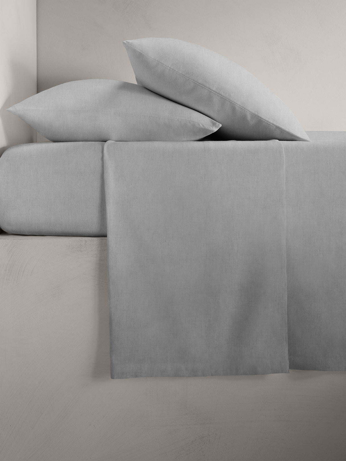 Fine Linen Flat Sheet - Vapor