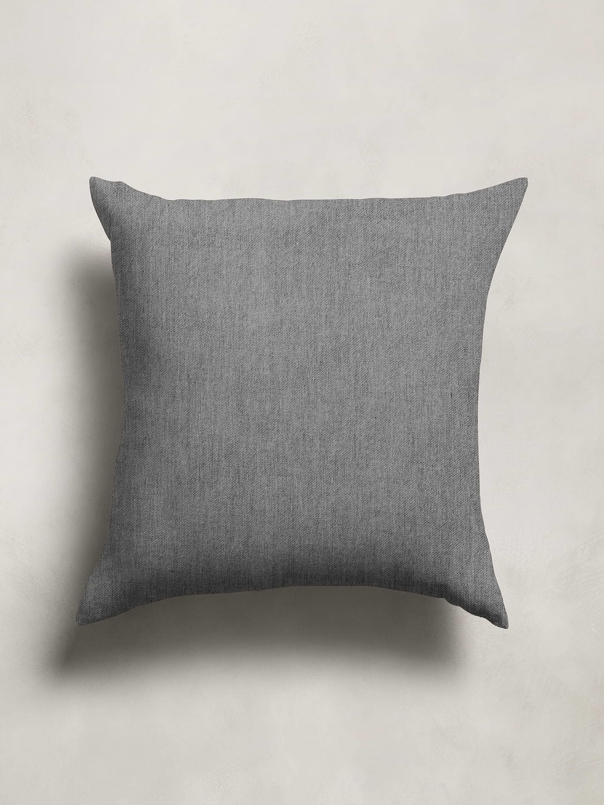 Cotton-Cashmere-Silk Sham Set - Pewter