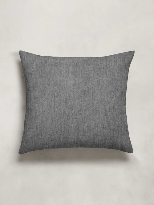 Cotton-Cashmere-Silk Sham Set - Pewter