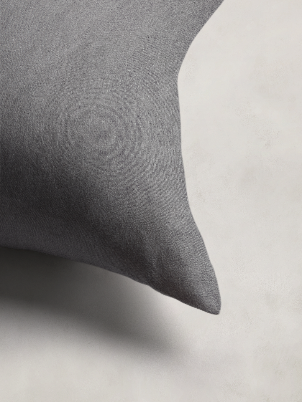 Cotton-Cashmere-Silk Sham Set - Pewter