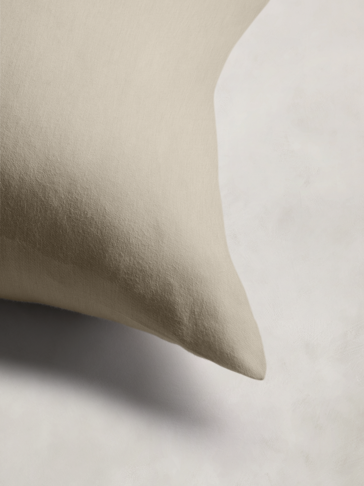 Cotton-Cashmere-Silk Sham Set - Sand Beige