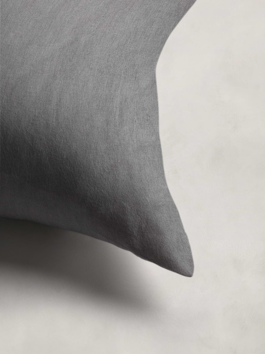 Cotton-Cashmere-Silk Sham Set - Pewter