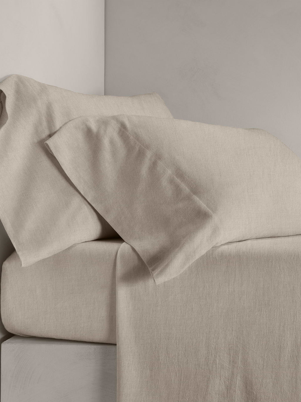 Cotton-Cashmere-Silk Pillowcases - Sand Beige
