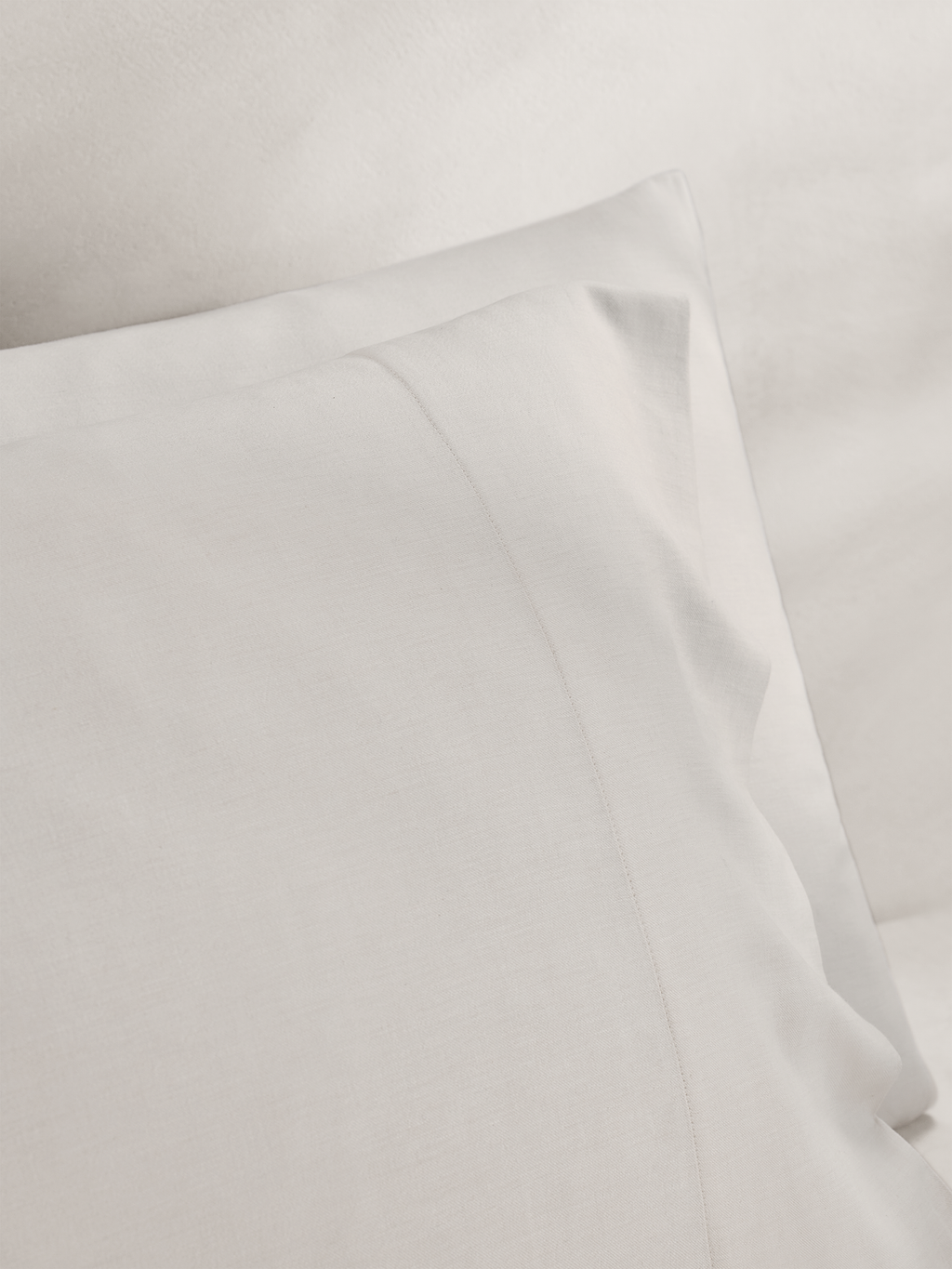 Cotton-Cashmere-Silk Pillowcases - White