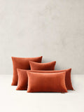 Timeless Velvet Pillow - Rust Brown