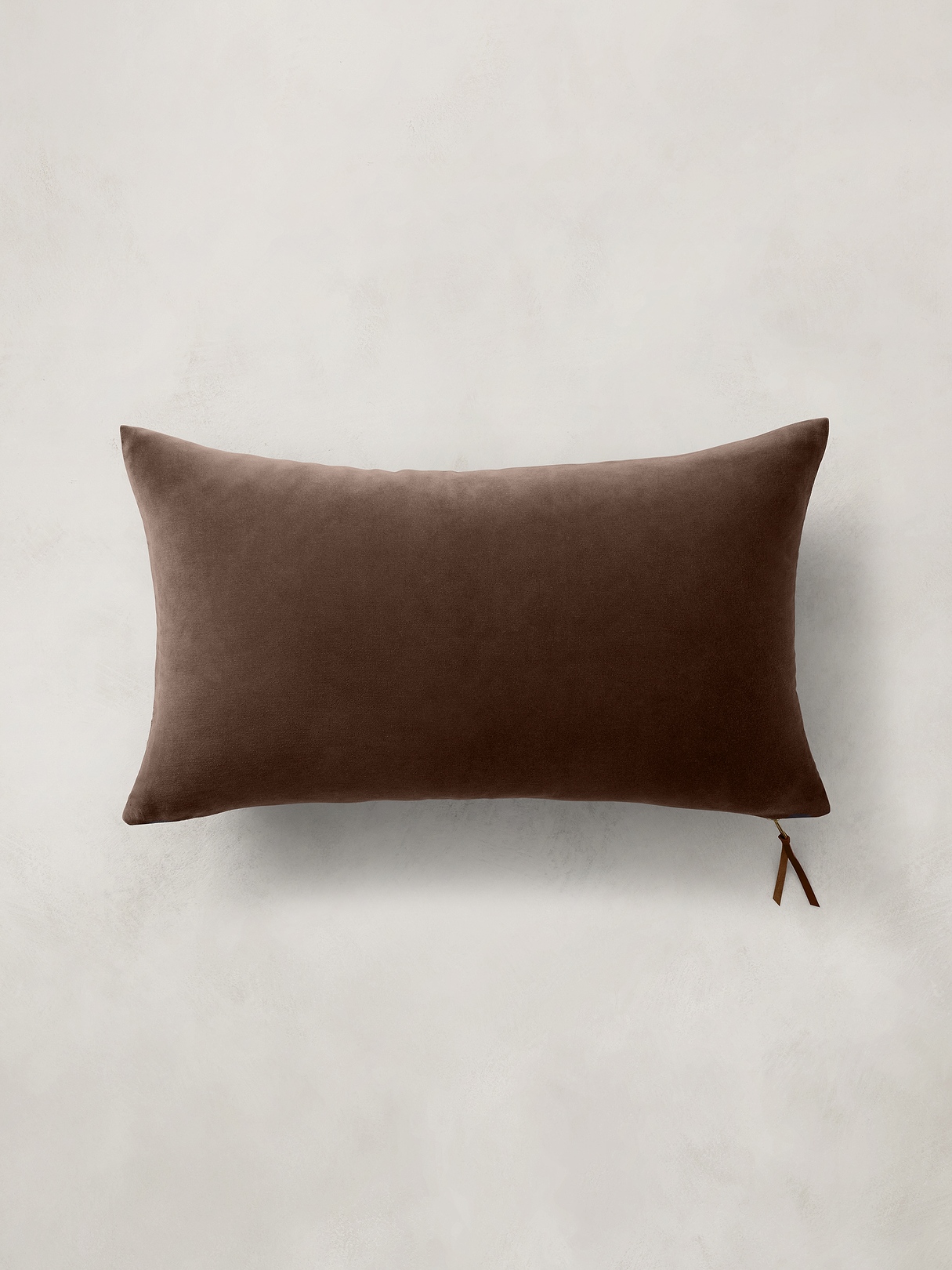 Timeless Velvet Pillow - Cocoa Brown