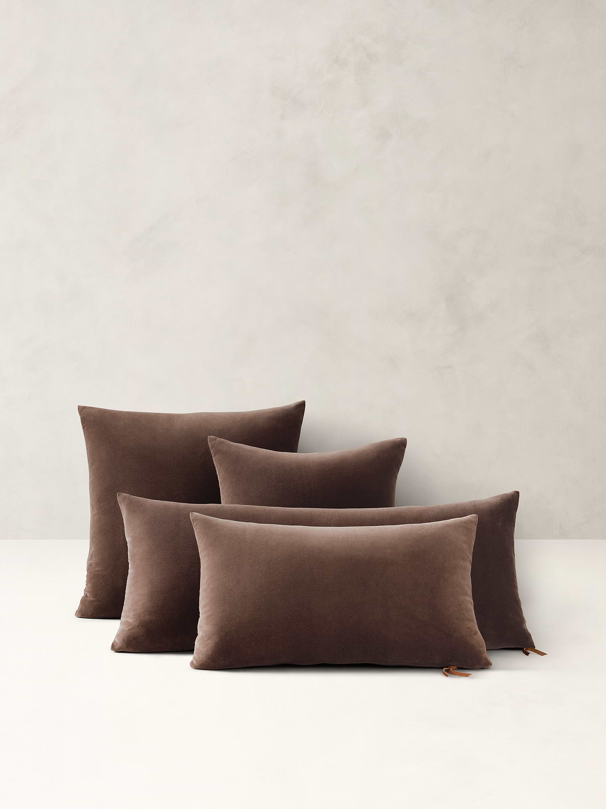 Timeless Velvet Pillow - Cocoa Brown