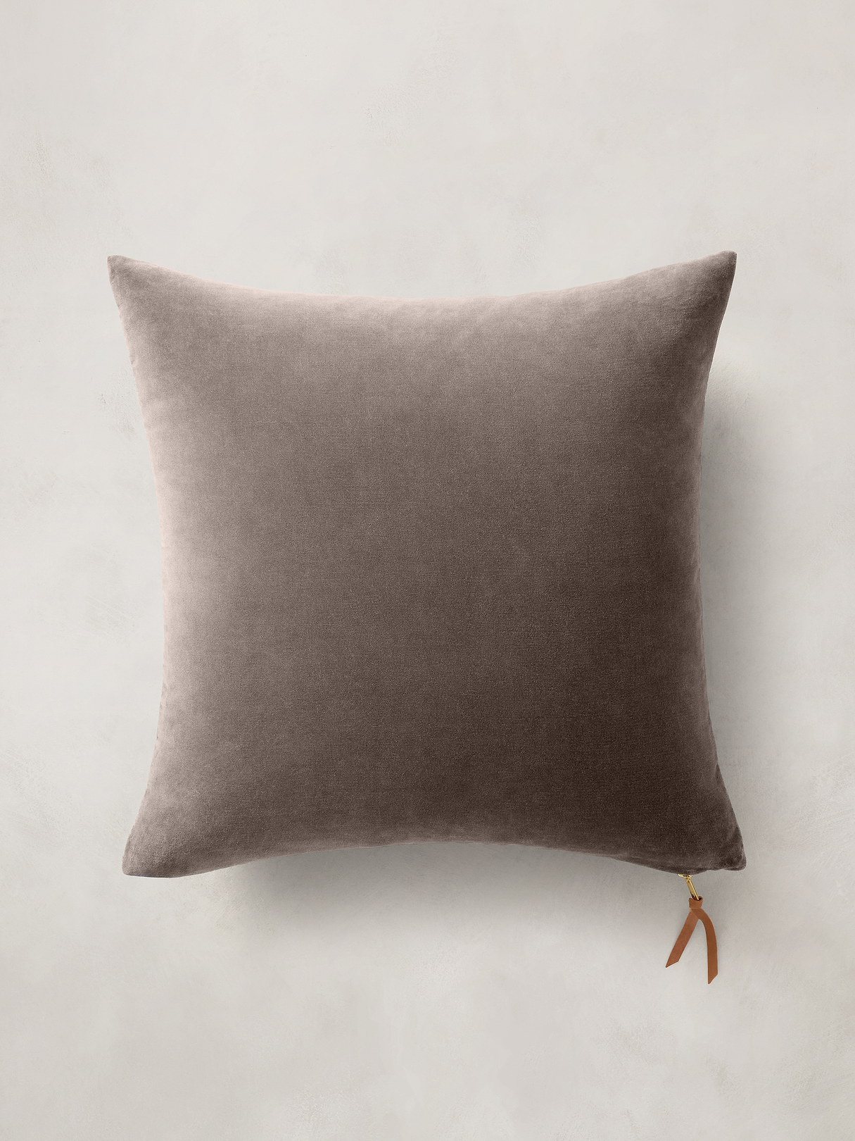 Timeless Velvet Pillow - Truffle