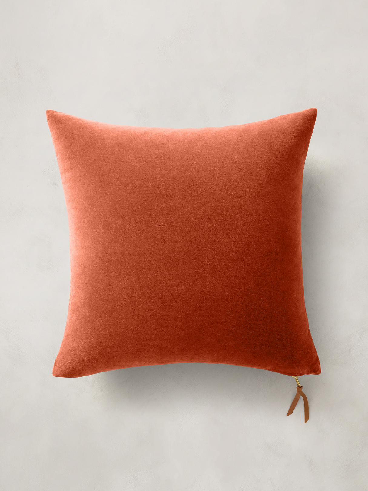 Timeless Velvet Pillow - Rust Brown