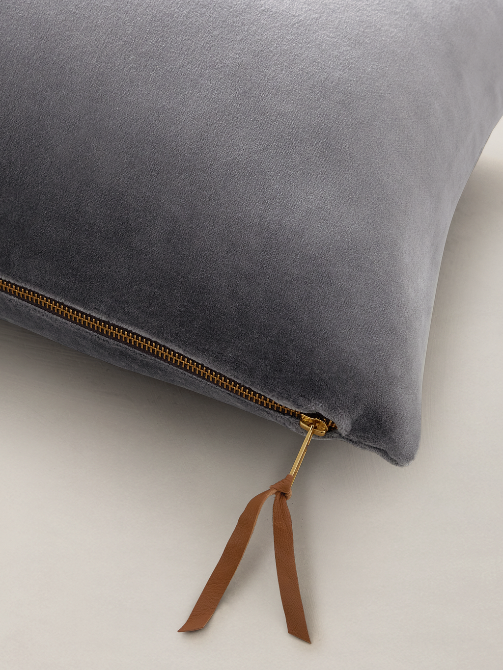 Timeless Velvet Pillow - Thunder