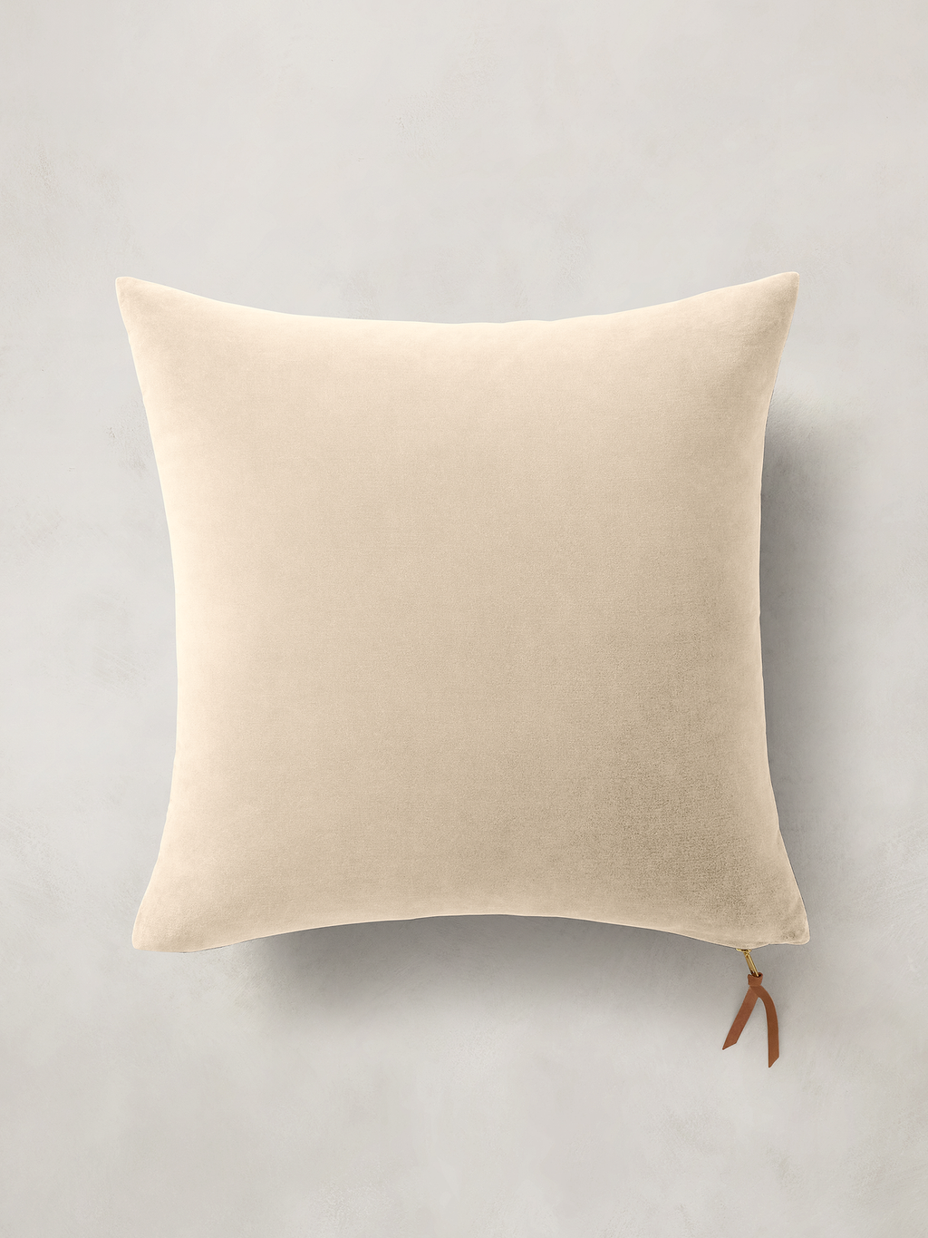 Timeless Velvet Pillow - Oyster Off-White