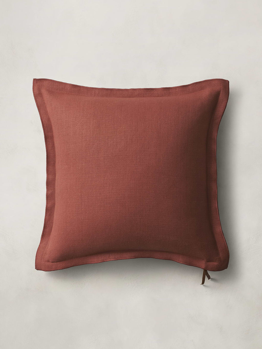 European Linen Pillow - Sienna Brown
