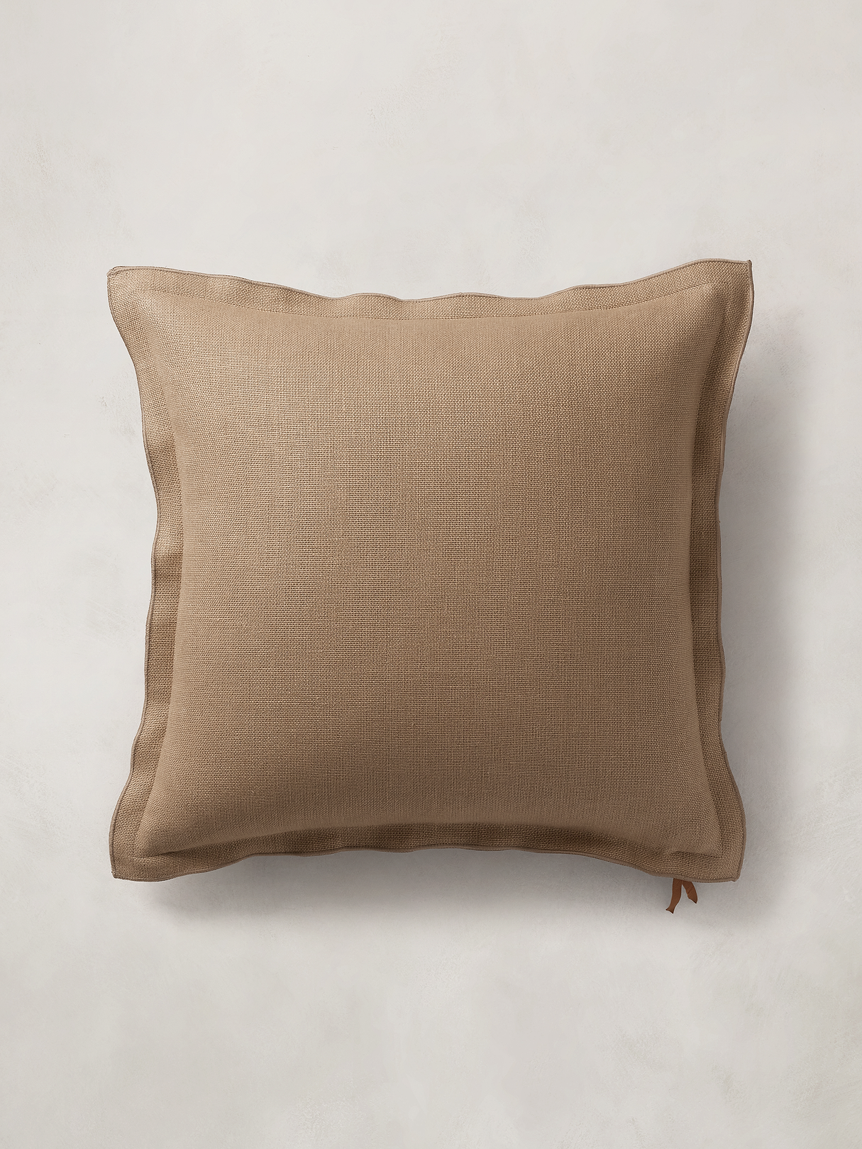 European Linen Pillow - Burnt Caramel