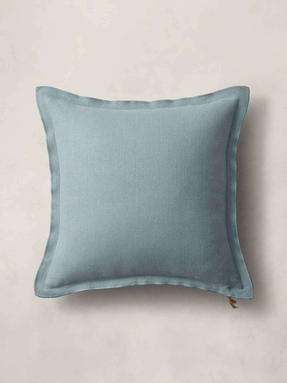 European Linen Pillow - Blue Heron