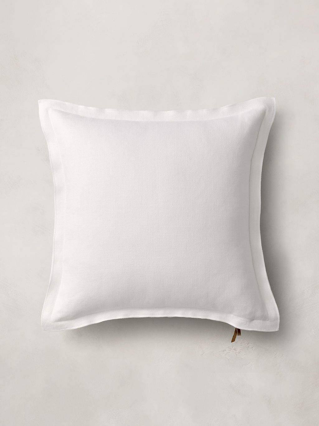 European Linen Pillow - White