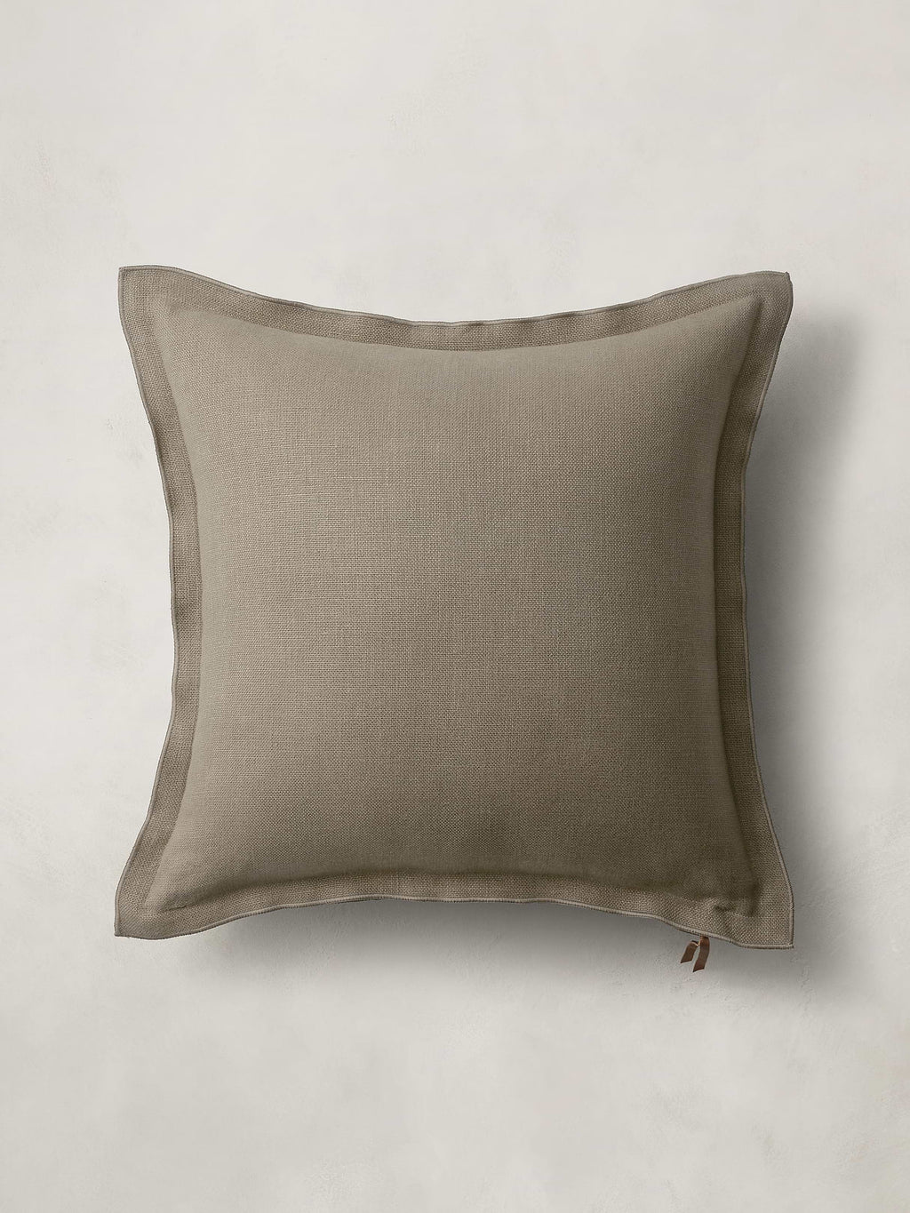 European Linen Pillow - Truffle