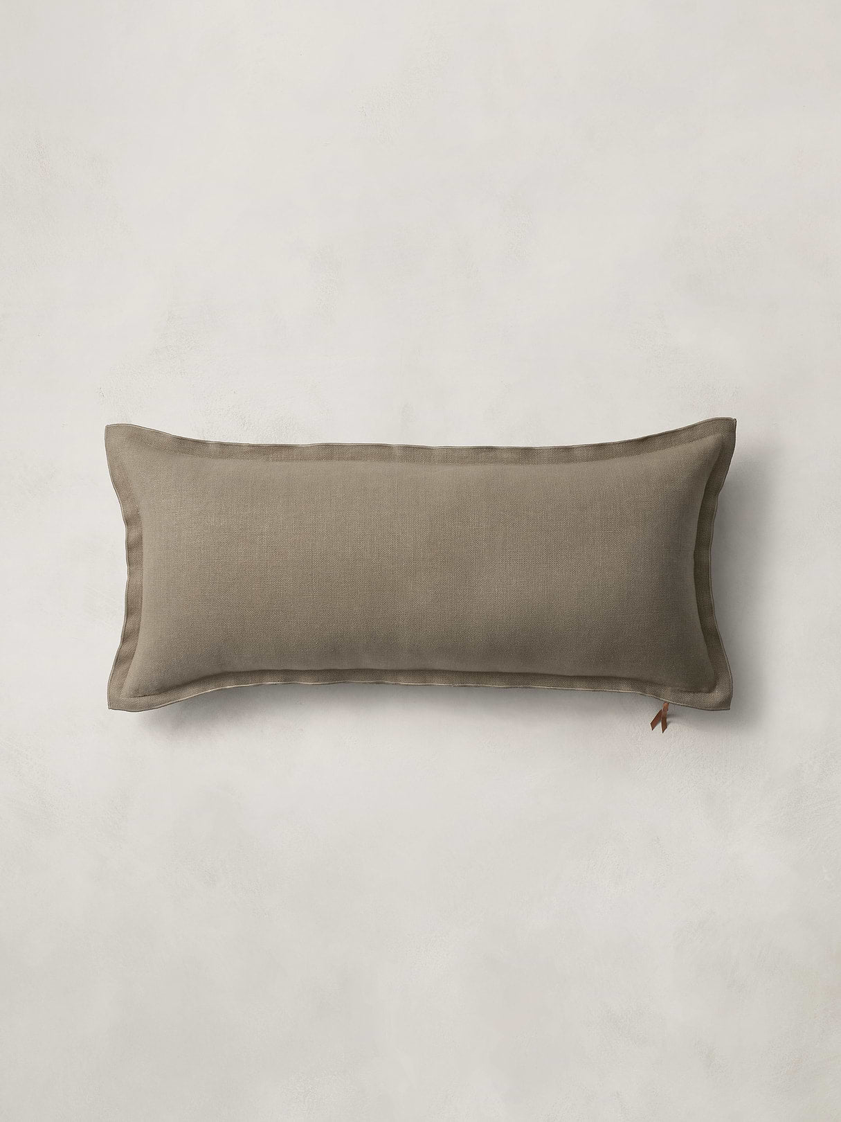 European Linen Pillow - Truffle