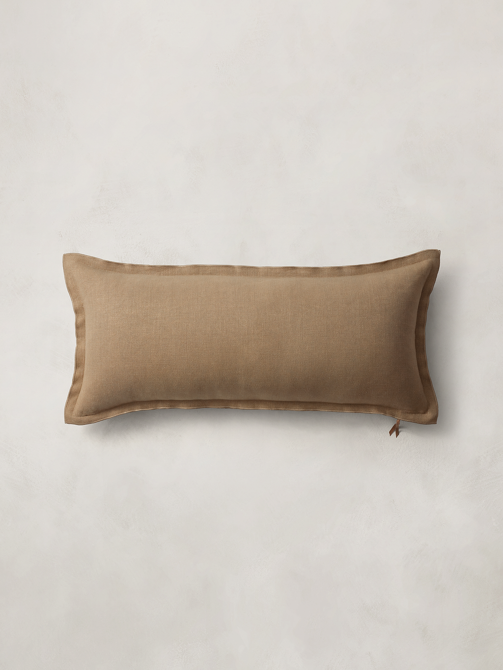 European Linen Pillow - Burnt Caramel