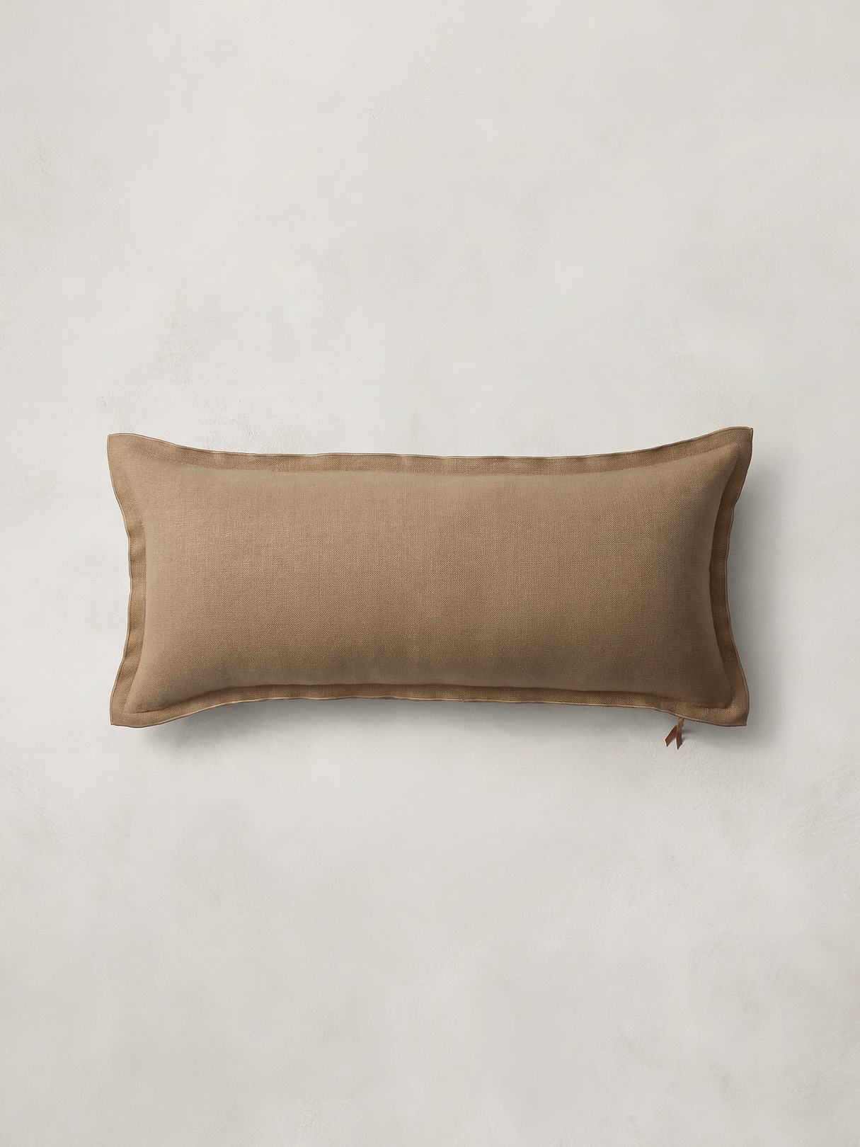 European Linen Pillow - Burnt Caramel