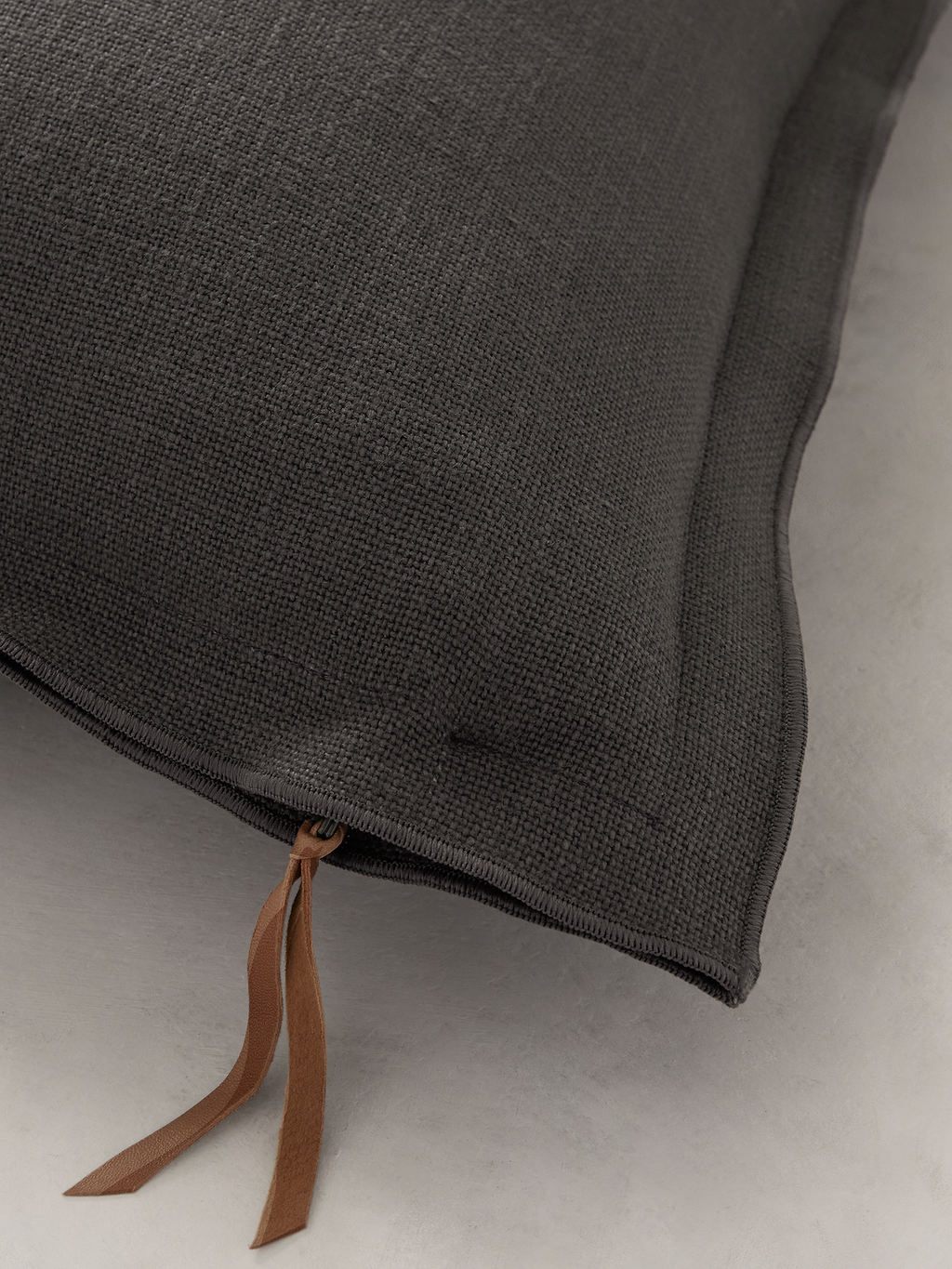 European Linen Pillow - Thunder