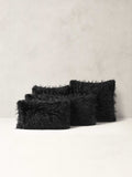 Tipped Faux Fur Pillow - Sable