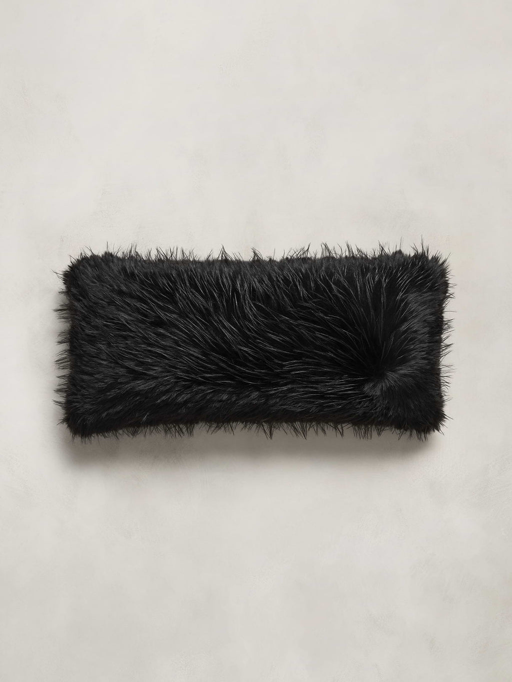 Tipped Faux Fur Pillow - Sable