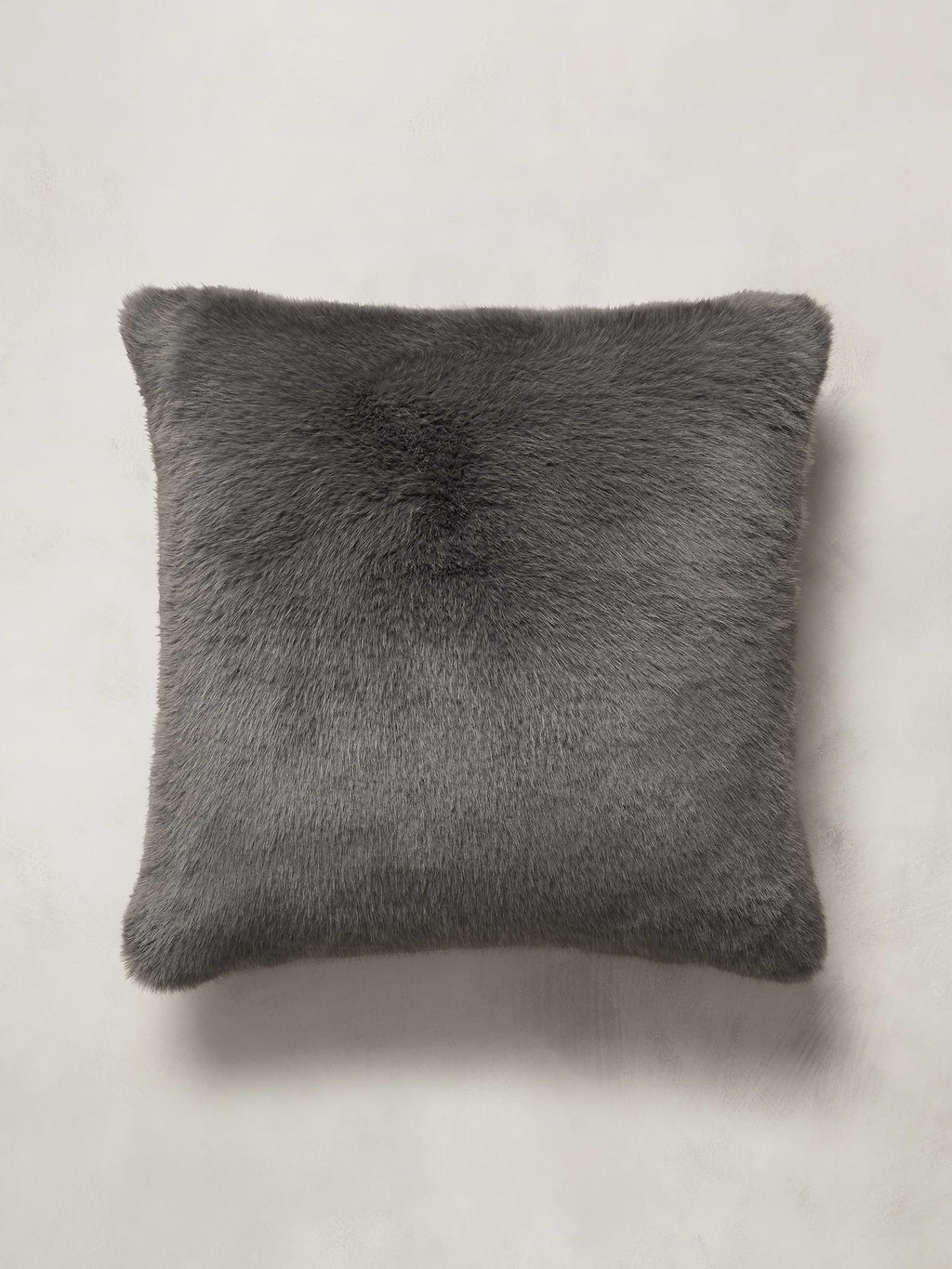 Kodiak Faux Fur Pillow - Thunder