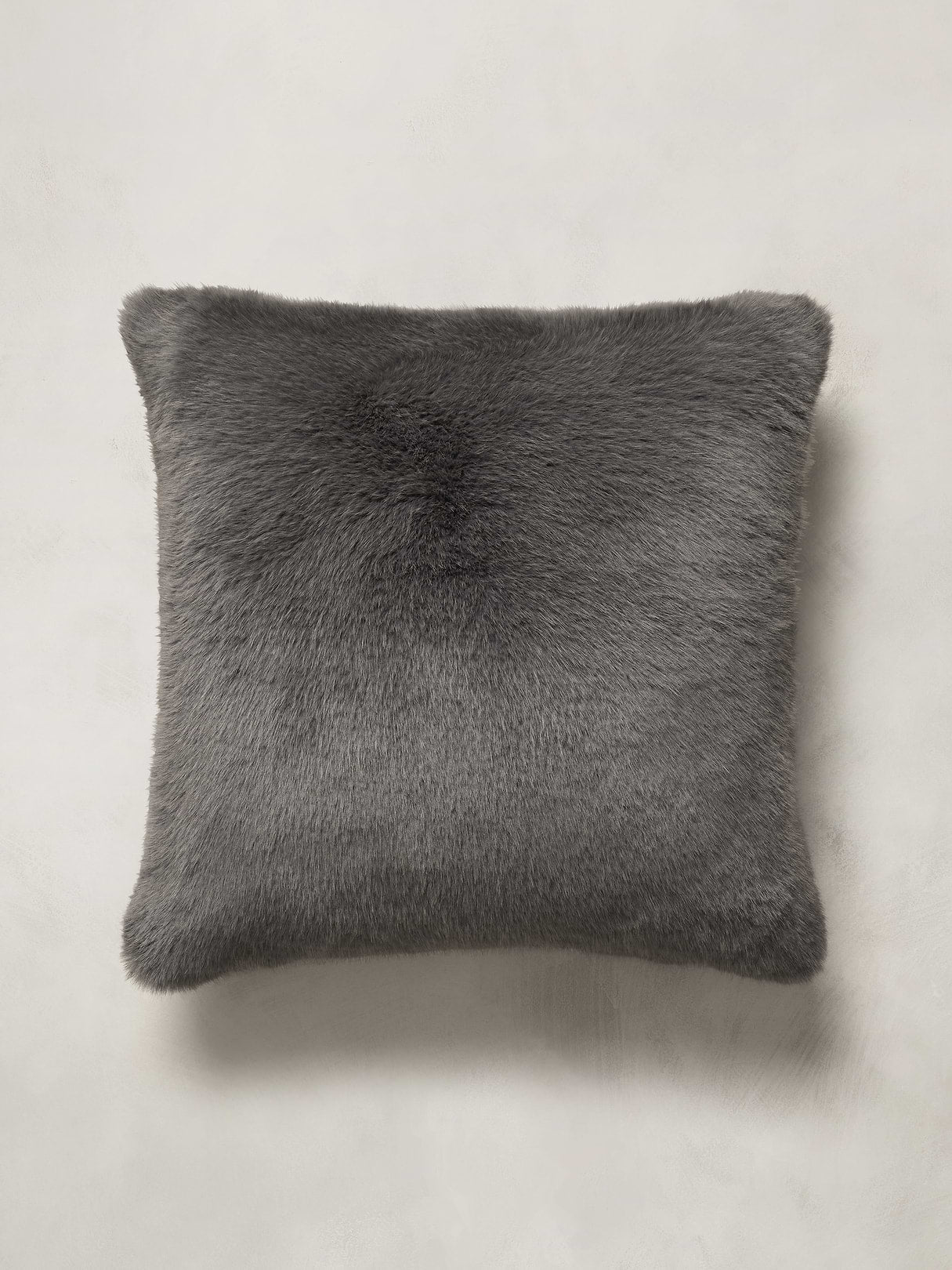 Kodiak Faux Fur Pillow - Thunder