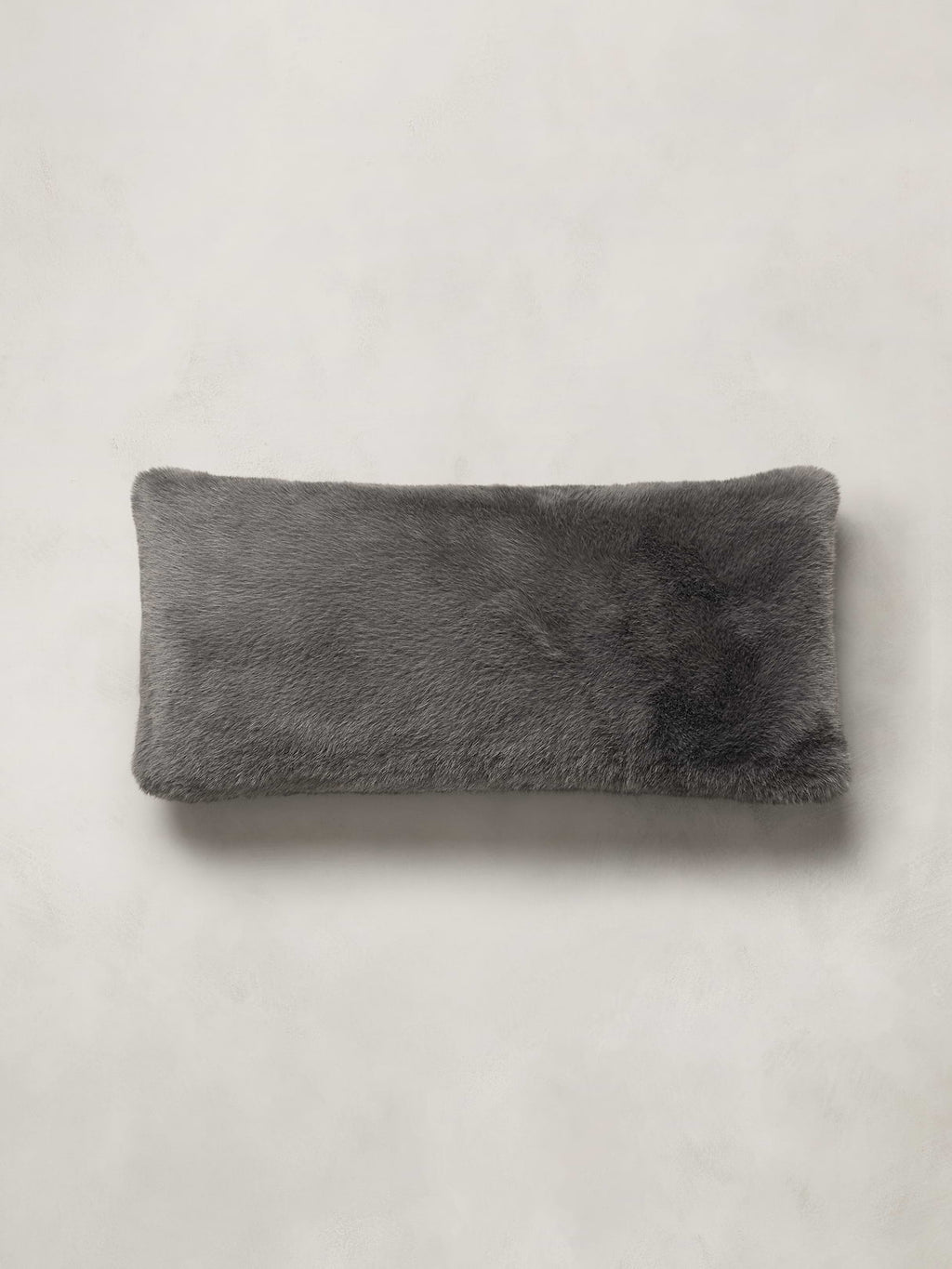 Kodiak Faux Fur Pillow - Thunder