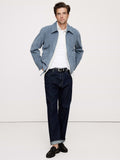 Suede Garage Jacket - Cerulean Blue