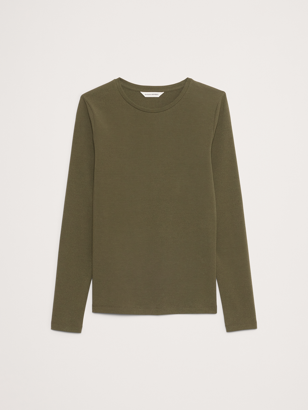 Refined Crew-Neck T-Shirt - Olive Green