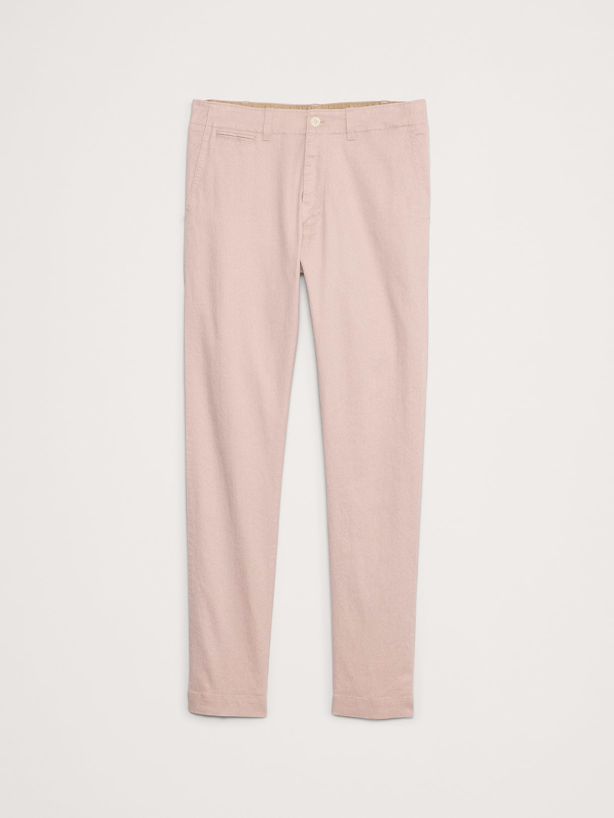 Athletic Slim Linen-Cotton Chino - Faded Pink
