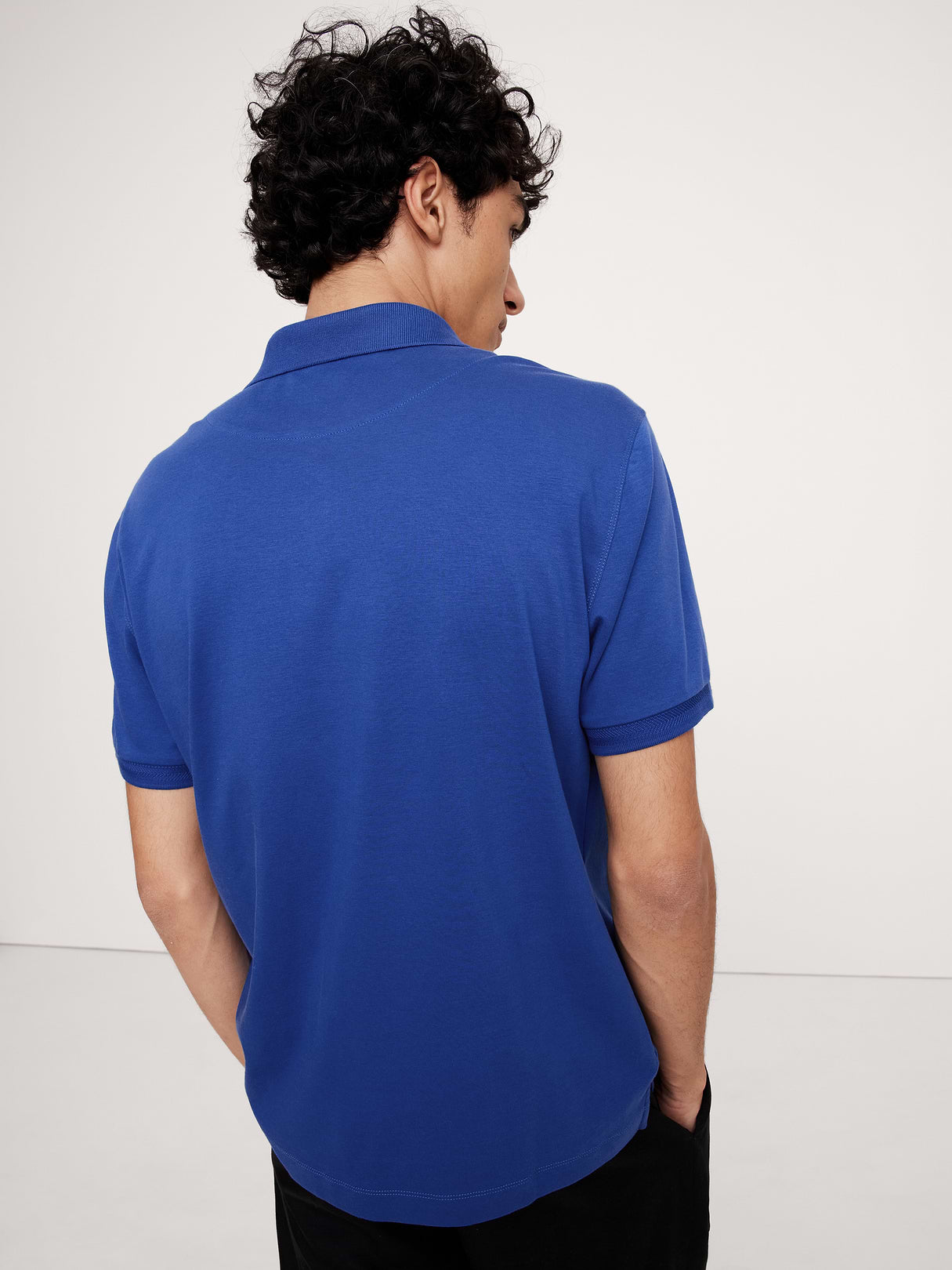Luxury-Touch Polo - Cape Blue