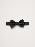 Sauvo Silk Satin Bow-Tie - Black