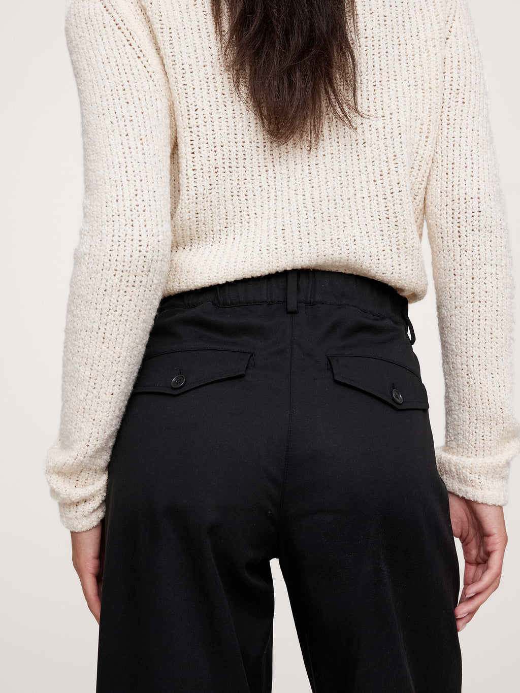 The Everyday Wide-Leg Pant in Tencel™-Cotton - Black