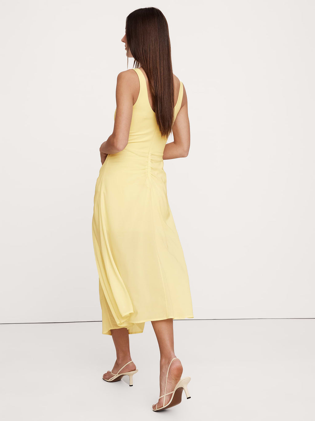 Knit Midi Dress - Calm Yellow