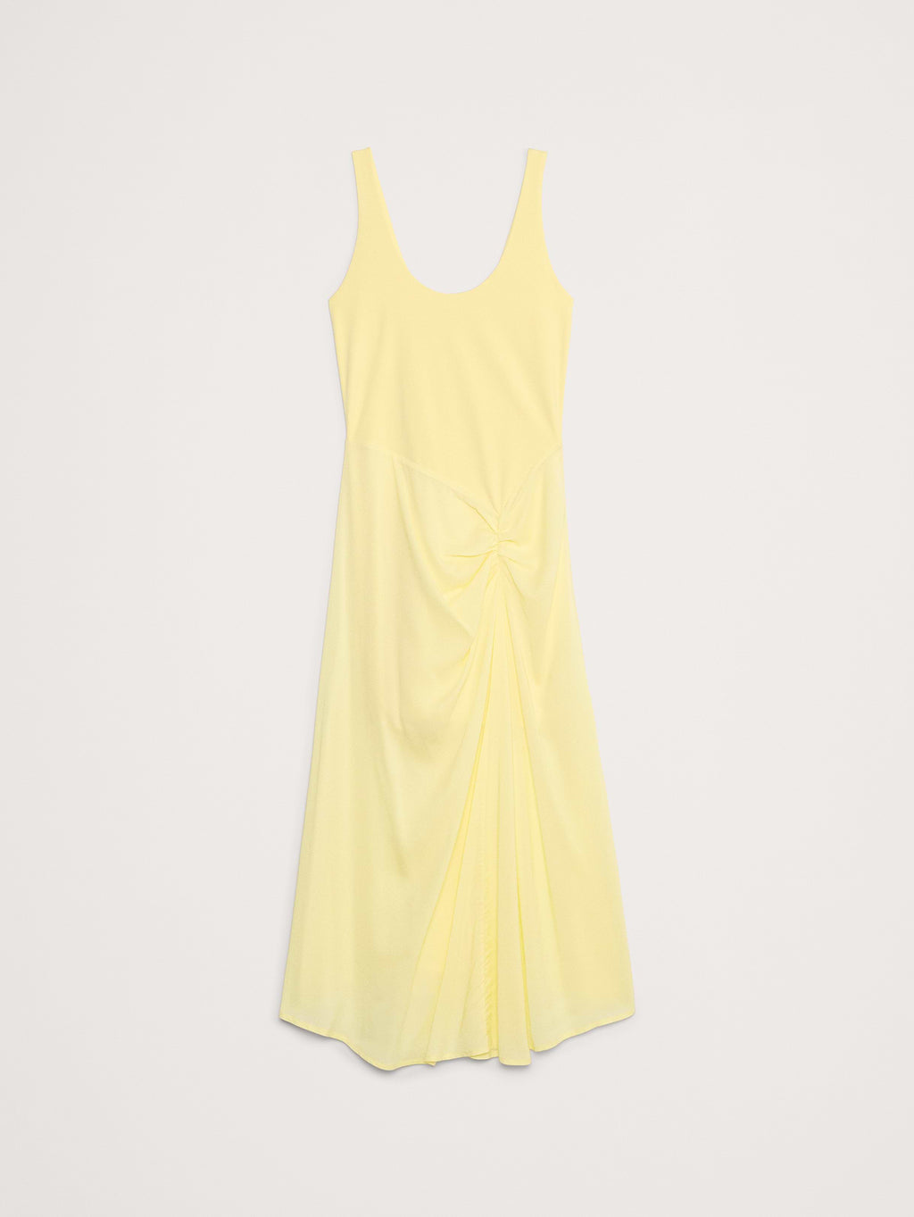 Knit Midi Dress - Calm Yellow
