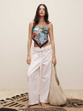The White Lotus Oversized Fisherman Pant - Light Pink