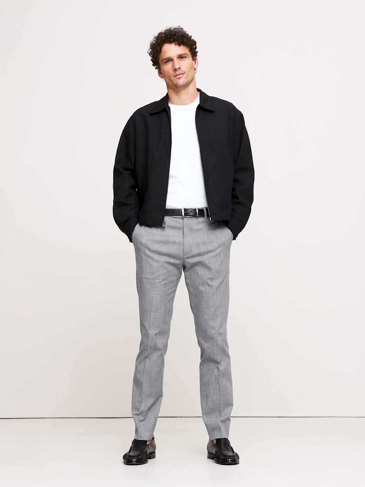 Slim Wrinkle-Resistant Dress Pant - Medium Blue