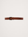 Tumbled Leather Belt - Cognac Brown