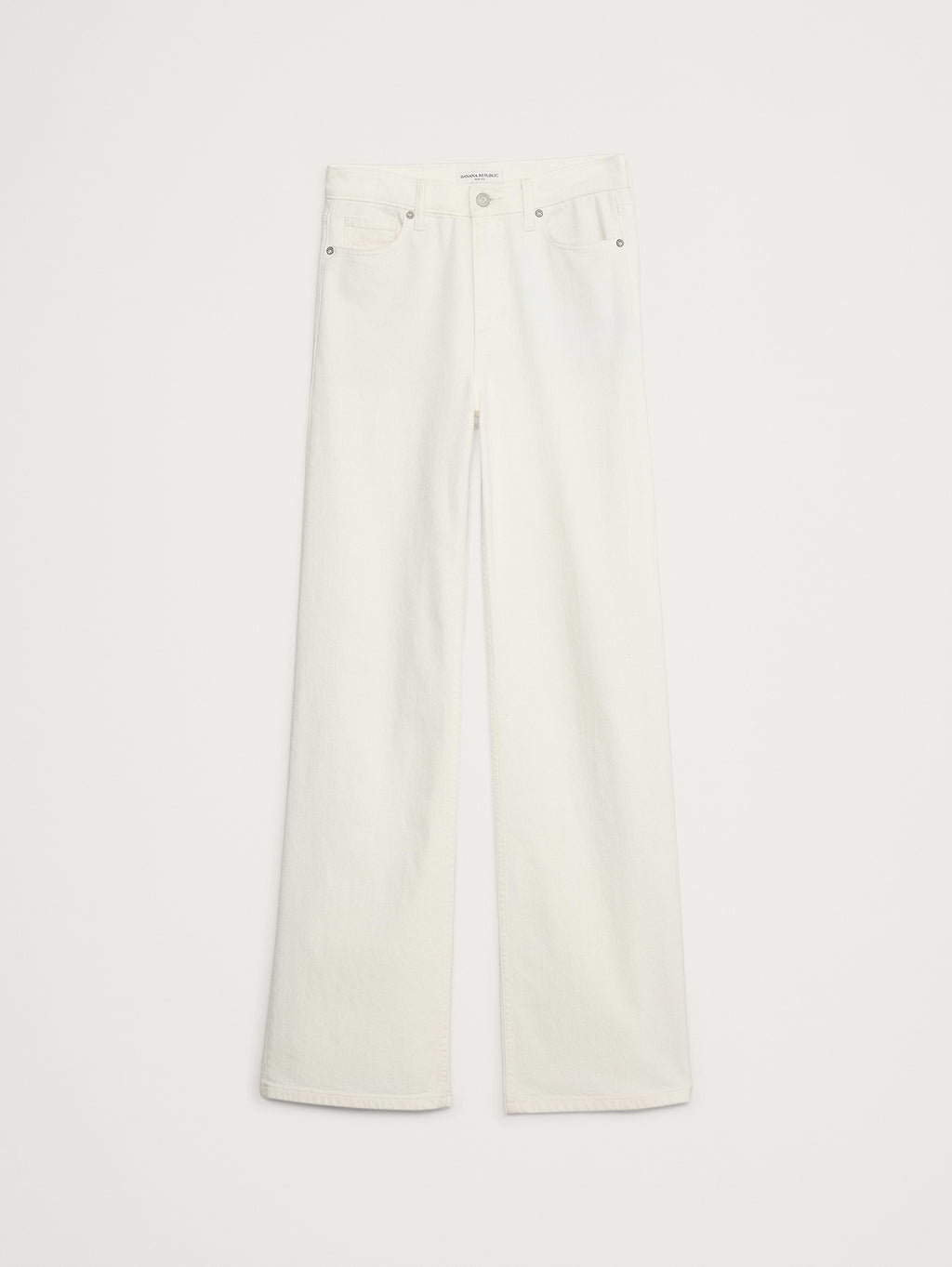 The Icon Classic Wide-Leg Jean - White