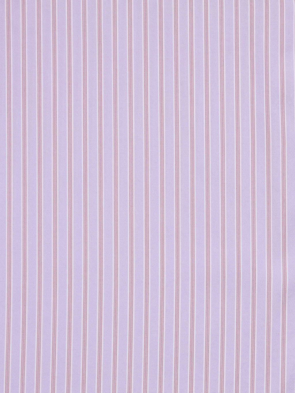 Standard-Fit Washed Cotton Poplin Shirt - Lilac Stripe