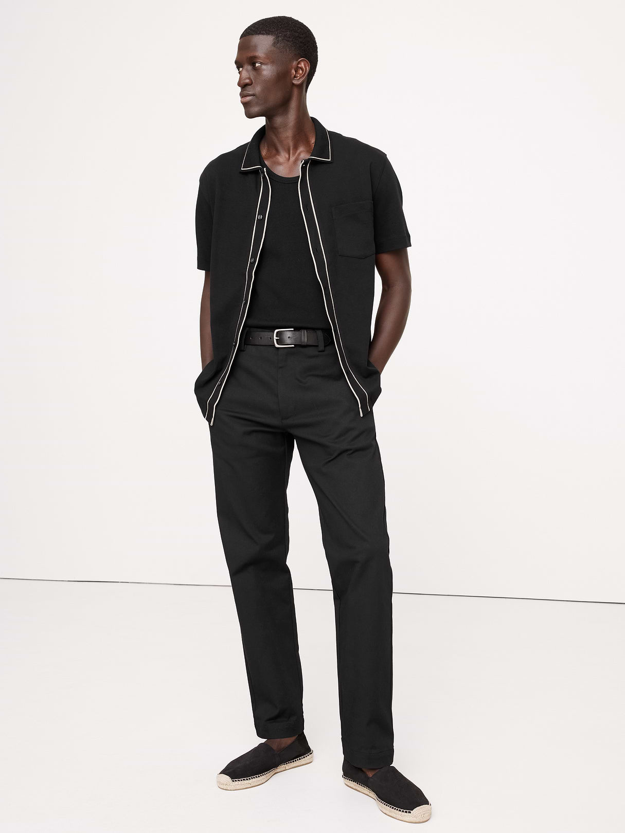 Luxury-Touch Shirt - Black