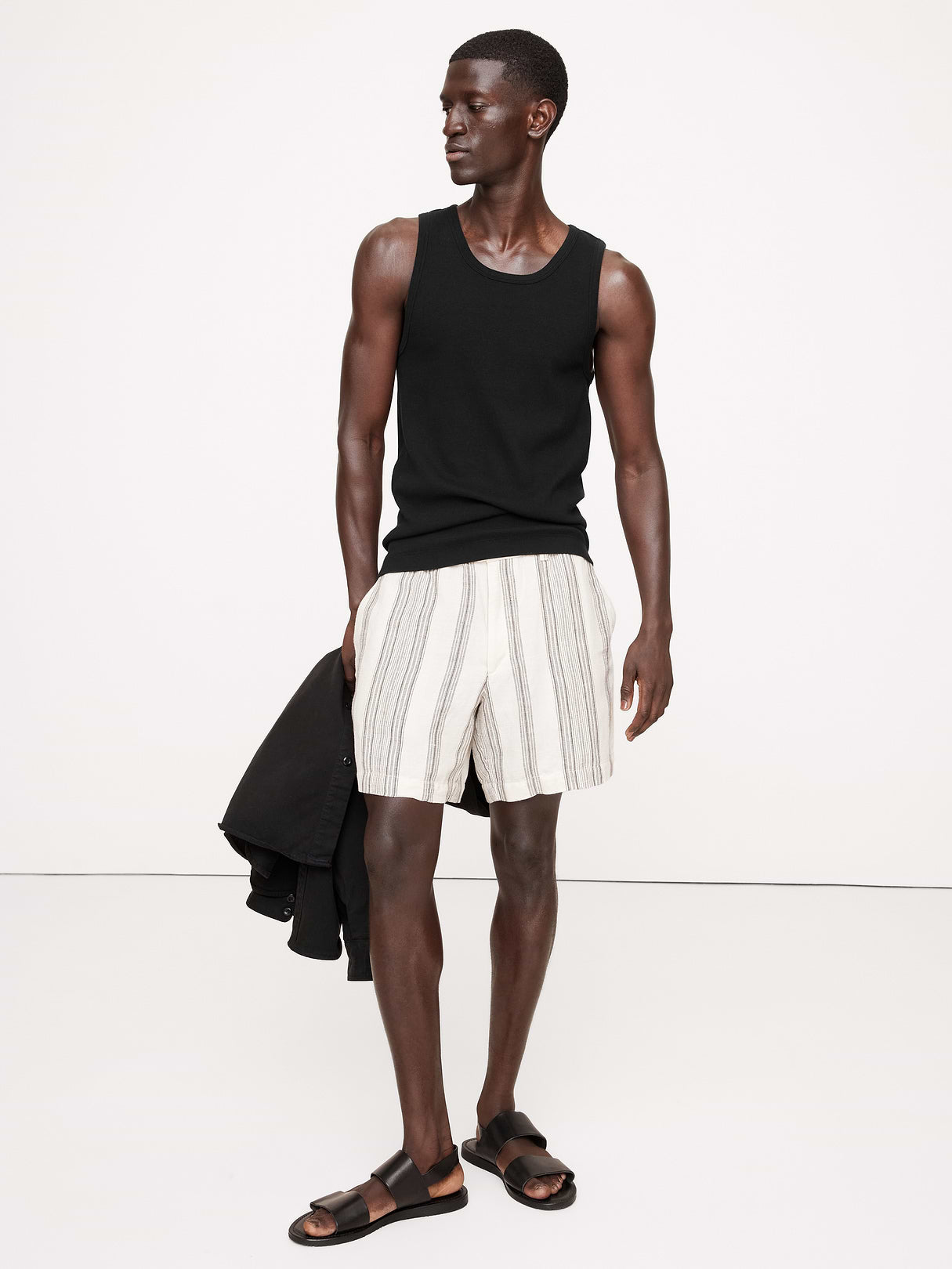Authentic Ribbed Tank - Black