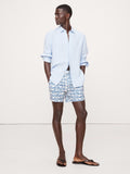 Charles 5" Swim Trunk by Onia - Geo Palms Blue