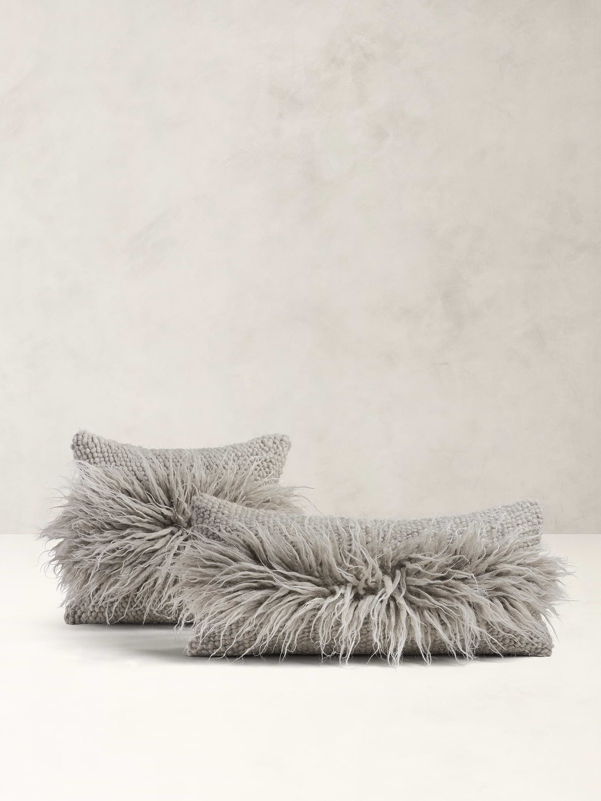 Lizhnyk Fuzzy Pillow - Pewter