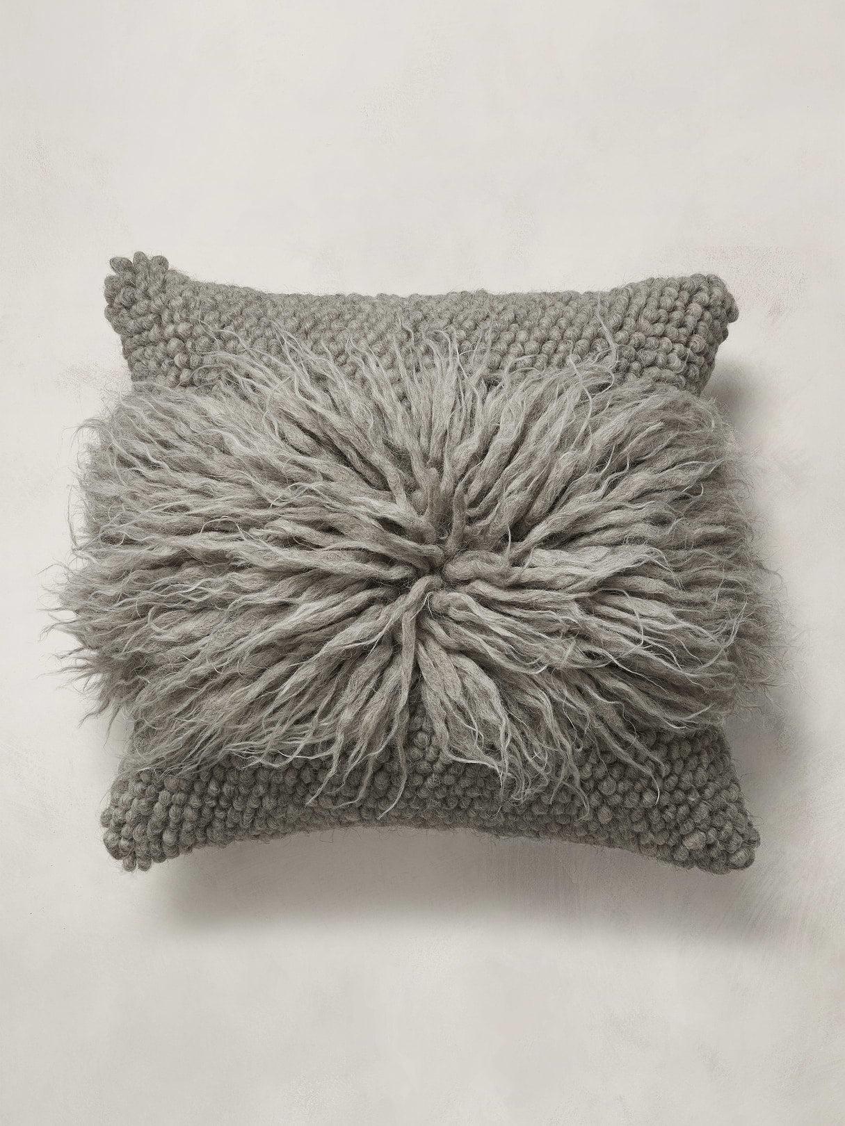 Lizhnyk Fuzzy Pillow - Pewter