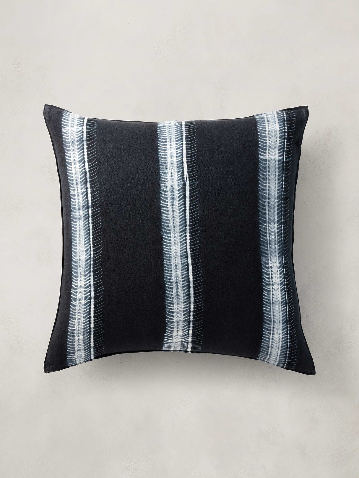 Shibori Cotton Pillow Cover - Indigo Blue